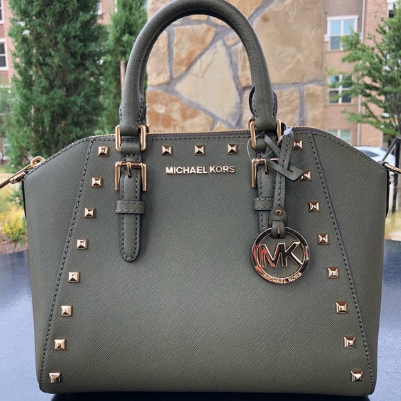 Michael Kors Ciara Med Messenger + Card Key Holder - Picture 3 of 8